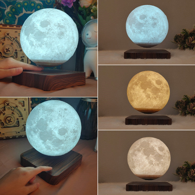 Creative 3D Magnetic Moon Glow™ Lamp - Levitating & Rotating
